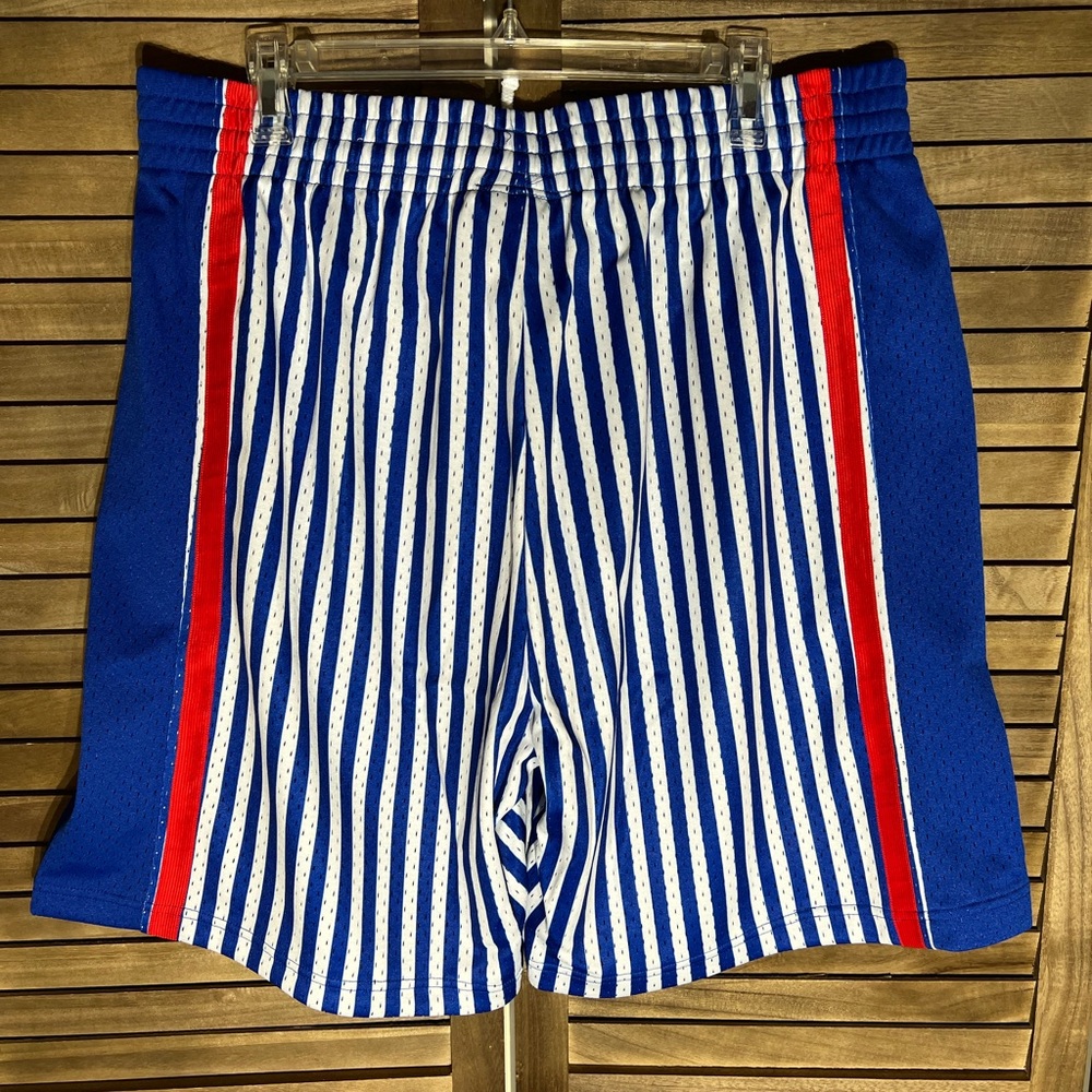 NWT Men’s Philadelphia 76ers Swingman Shorts Mitchell & Ness Hardwood Classics - Picture 2 of 4